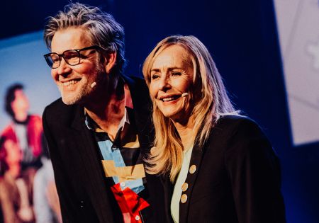 Met Angela Groothuizen en Erik van der Hoff