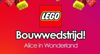 Lego bouwwedstrijd: win kaarten voor Alice in Wonderland (8+)