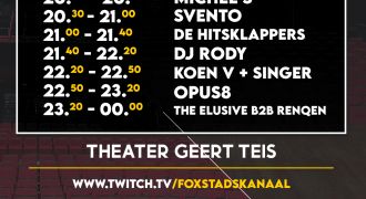 Livestream Fox Stadskanaal in de theaterzaal